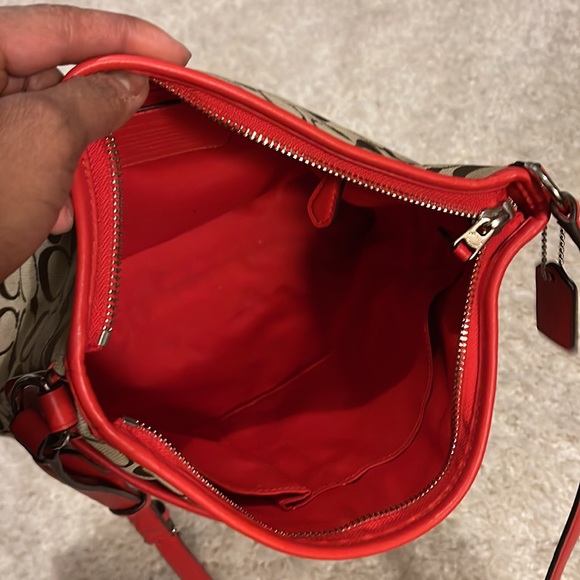 Coach Signature Cloth Crossbody - Picture 10 of 13